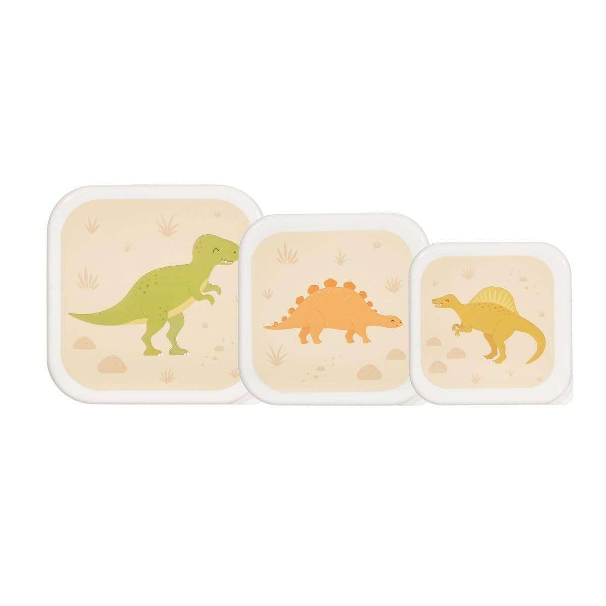 Desert Dino Lunch Boxes - Set of 3 Lunch Bags & Lunch Boxes Sass and Belle Quirky Turkey Gifts