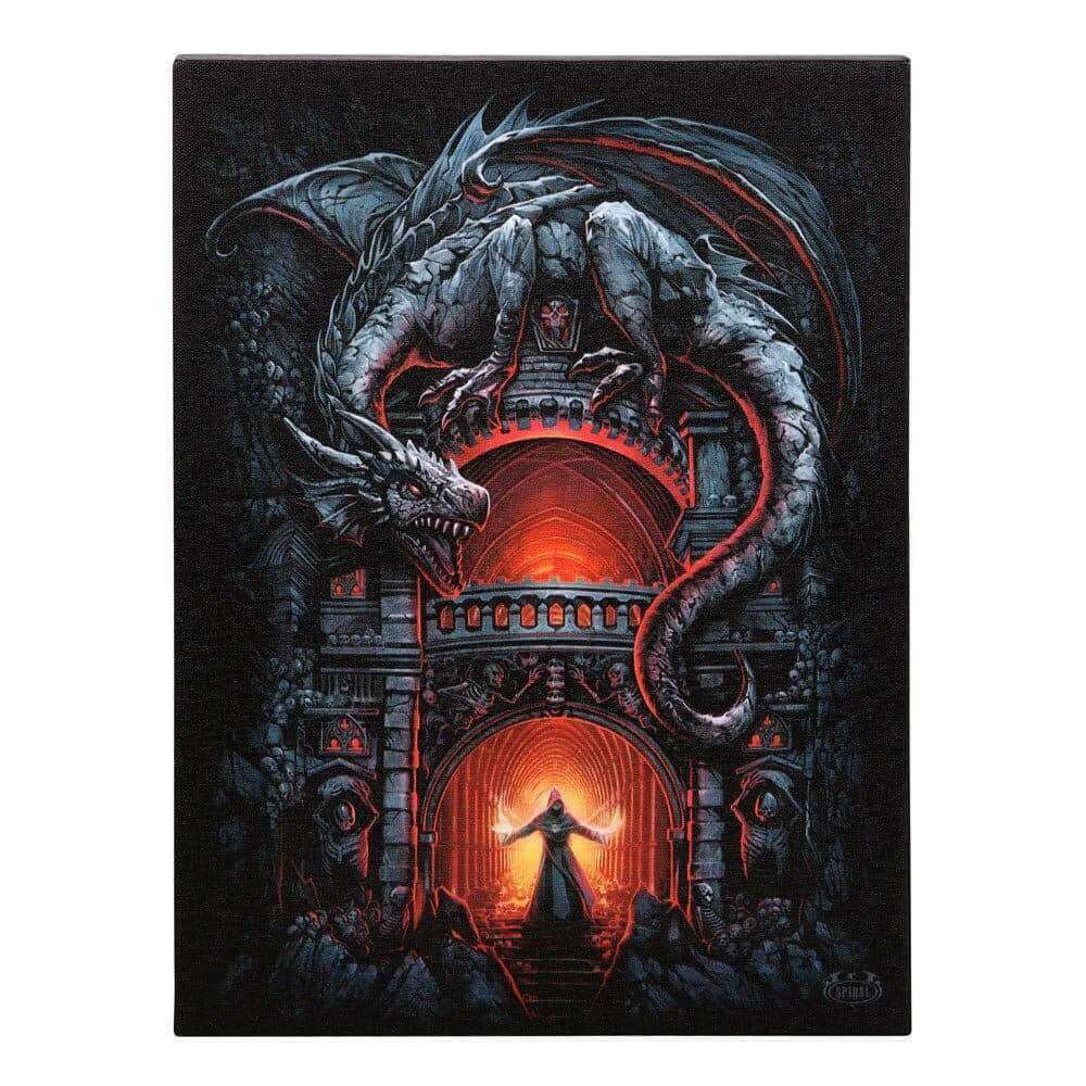 Dragon's Lair Wall Art Canvas Plaque by Spiral Direct Wall Art's Spiral Direct Quirky Turkey Gifts