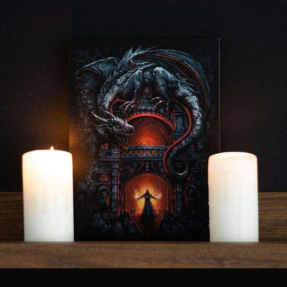 Dragon's Lair Wall Art Canvas Plaque by Spiral Direct Wall Art's Spiral Direct Quirky Turkey Gifts