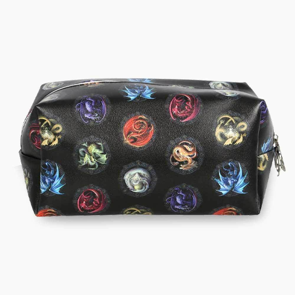 Dragons of the Sabbats Cosmetic Makeup Toiletry Bag by Anne Stokes Bags & Pouches Anne Stokes Quirky Turkey Gifts