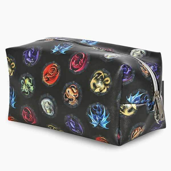 Dragons of the Sabbats Cosmetic Makeup Toiletry Bag by Anne Stokes Bags & Pouches Anne Stokes Quirky Turkey Gifts