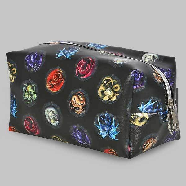 Dragons of the Sabbats Cosmetic Makeup Toiletry Bag by Anne Stokes Bags & Pouches Anne Stokes Quirky Turkey Gifts