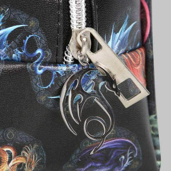 Dragons of the Sabbats Cosmetic Makeup Toiletry Bag by Anne Stokes Bags & Pouches Anne Stokes Quirky Turkey Gifts