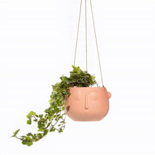Face Hanging Planter Matte Pink and Matte Black Pots & Planters Sass and Belle Quirky Turkey Gifts