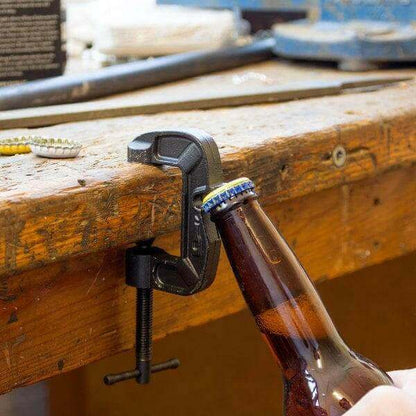 G-Clamp Bottle Opener By Luckies of London for Easy Use Gadgets SuckUK Quirky Turkey Gifts