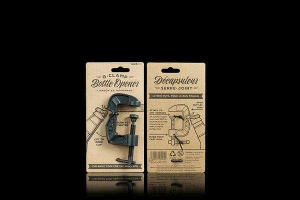 G-Clamp Bottle Opener By Luckies of London for Easy Use Gadgets SuckUK Quirky Turkey Gifts