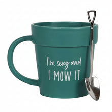 Gardening Plant Pot Mug with shovel Spoon Gift for Him Mugs & Cups Jones Home & Gifts Quirky Turkey Gifts