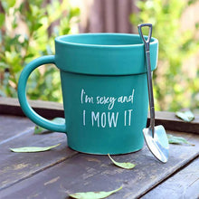Gardening Plant Pot Mug with shovel Spoon Gift for Him Mugs & Cups Jones Home & Gifts Quirky Turkey Gifts