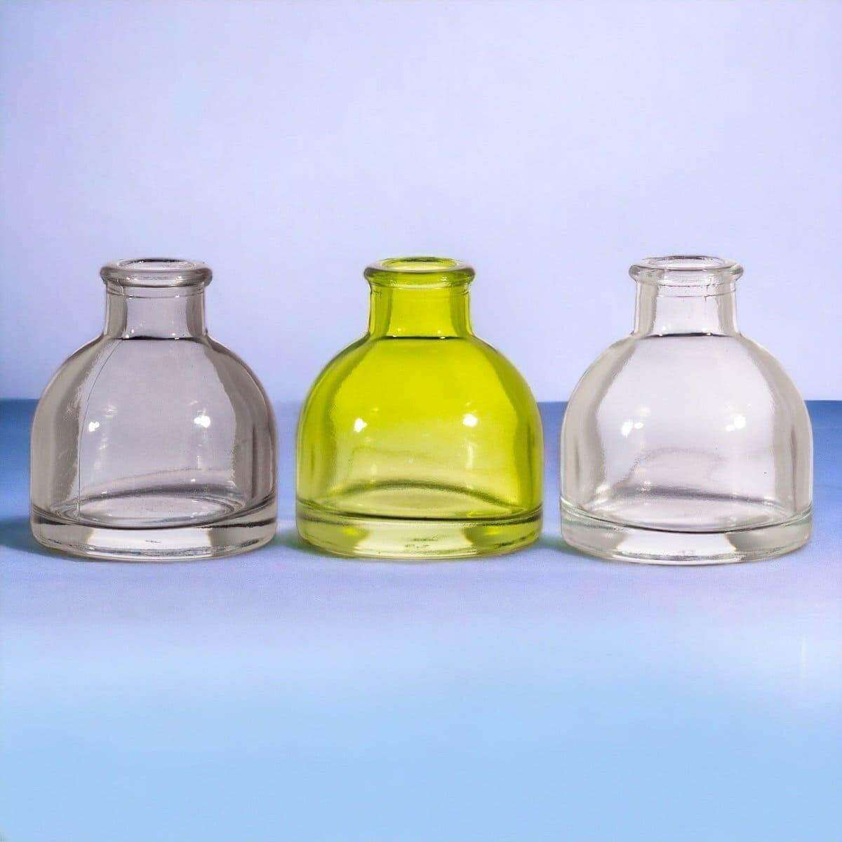 Grey & Green Glass Mini Bud Vases - Set of 3 Vases & Flower Jugs Sass and Belle Quirky Turkey Gifts
