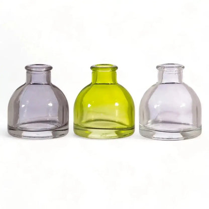 Grey & Green Glass Mini Bud Vases - Set of 3 Vases & Flower Jugs Sass and Belle Quirky Turkey Gifts