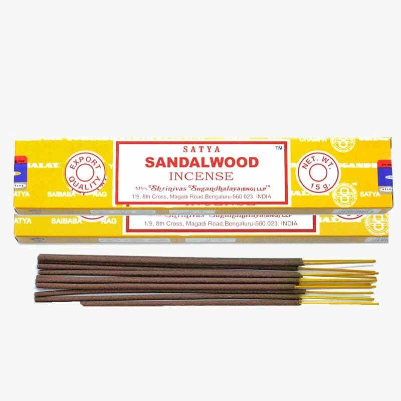 Handmade Sandalwood Incense Sticks, Satya Vegan-Friendly Incense Sticks Satya Quirky Turkey Gifts