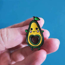 Happy Avocado Fruit Enamel Pin Badge Brooches Brooches & Pin Badges Fashion Accessories Quirky Turkey Gifts