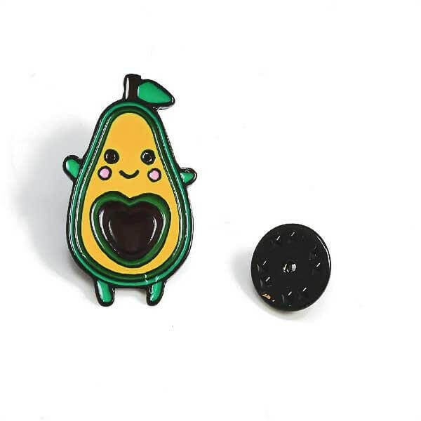 Happy Avocado Fruit Enamel Pin Badge Brooches Brooches & Pin Badges Fashion Accessories Quirky Turkey Gifts