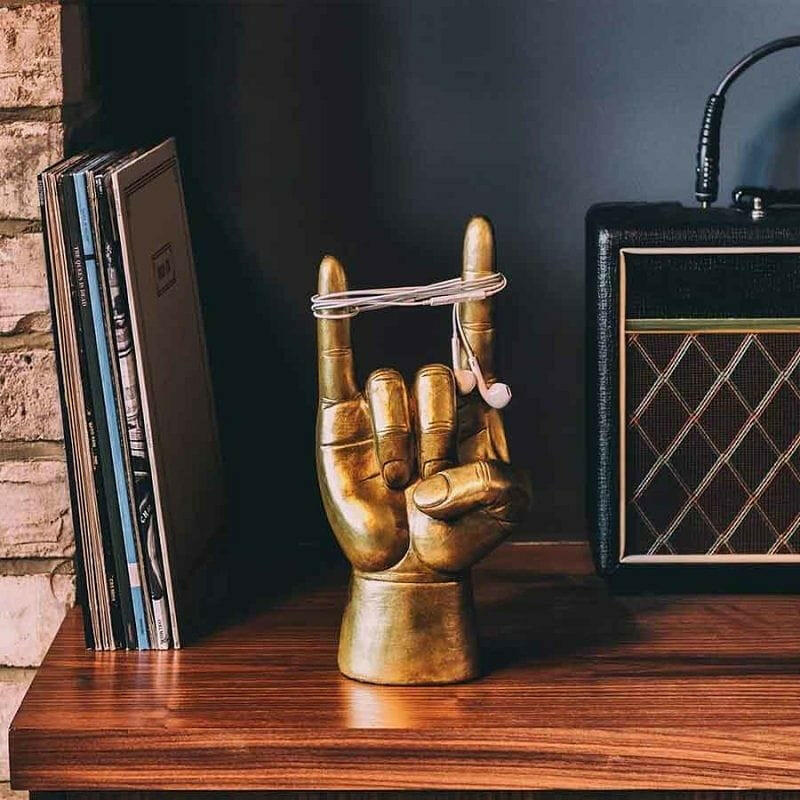 Rock On Headphone Stand with Gift Box for Music Lovers Headphone Holder Luckies Quirky Turkey Gifts