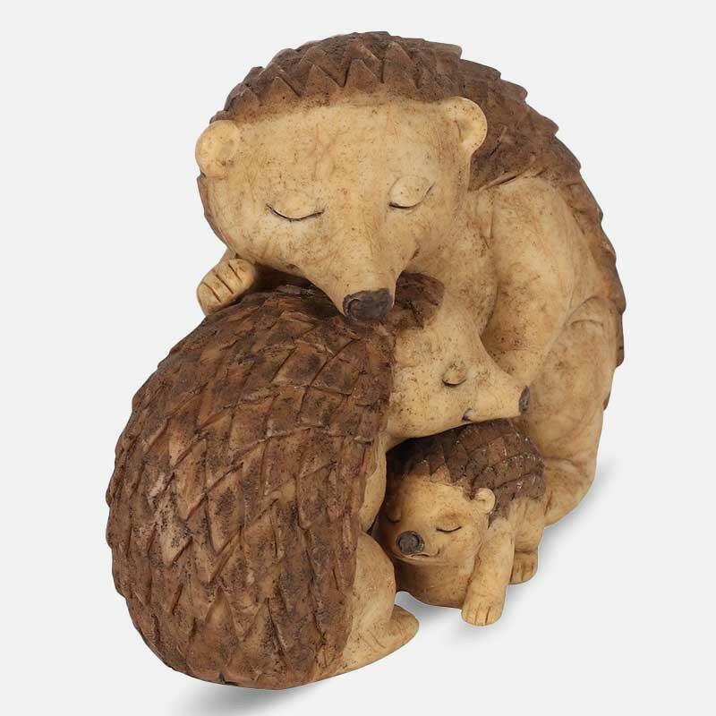 Hedgehog Family Ornaments - Set of 3 Home & Garden Jones Home & Gifts Quirky Turkey Gifts