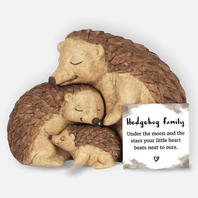 Hedgehog Family Ornaments - Set of 3 Home & Garden Jones Home & Gifts Quirky Turkey Gifts