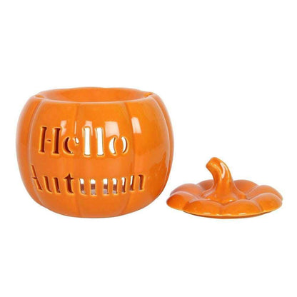 Hello Autumn Pumpkin Wax Melt and Oil Burner Home Fragrance Jones Home & Gifts Quirky Turkey Gifts