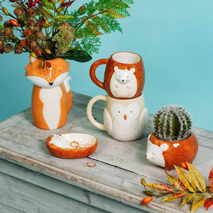 Hettie the Hedgehog Planter Bowl Pots & Planters Sass and Belle Quirky Turkey Gifts