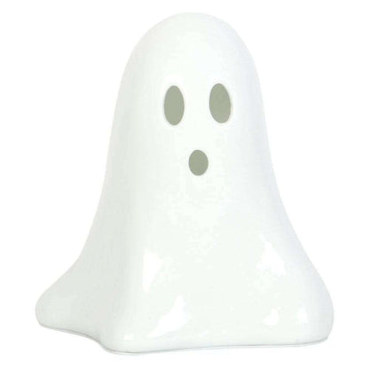 Hey Boo Ceramic Night Light LED Ghost Shaped Decor Night Lights & Ambient Lighting Spirit of equinox Quirky Turkey Gifts