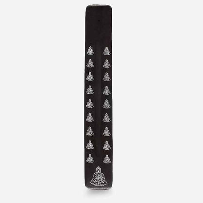 Black Wooden Gothic Incense Stick Holder with Ash Catcher Incense Holders Spirit of equinox Quirky Turkey Gifts