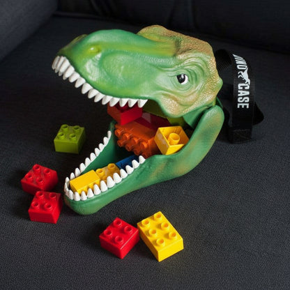 Dinosaur T Rex Lunch Box with Silicone Lining & Handle Dinosaur Lunch Box Luckies Quirky Turkey Gifts