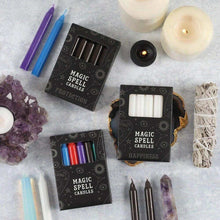 Casting Spell Candles Box of 12 for Manifesting Solid Colours Candles Spirit of equinox Quirky Turkey Gifts