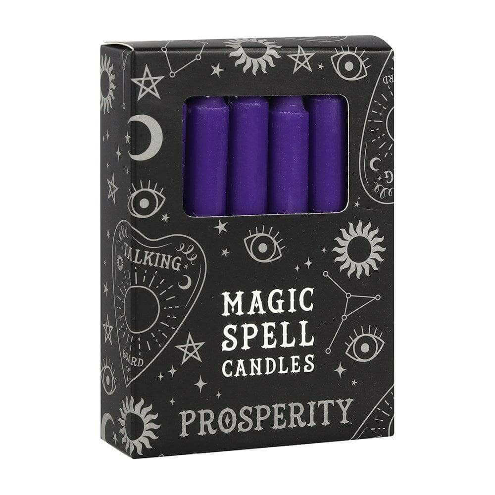 Casting Spell Candles Box of 12 for Manifesting Solid Colours Candles Spirit of equinox Quirky Turkey Gifts