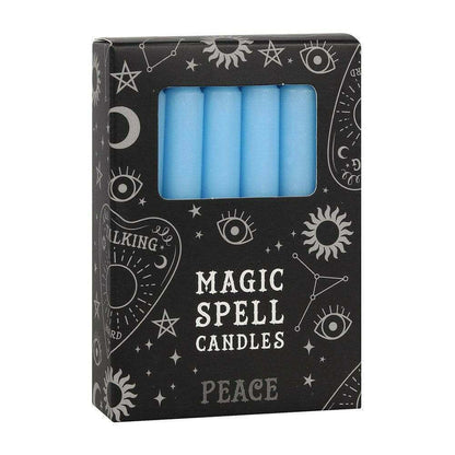 Casting Spell Candles Box of 12 for Manifesting Solid Colours Candles Spirit of equinox Quirky Turkey Gifts