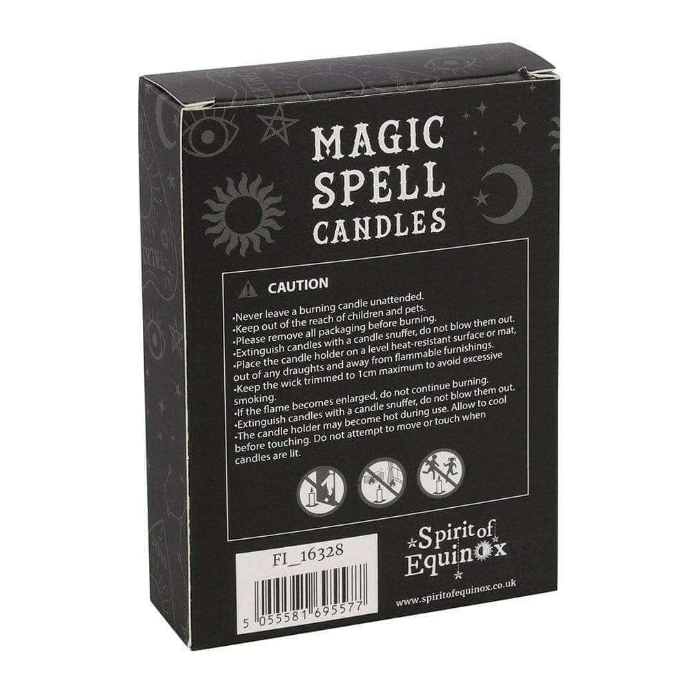 Casting Spell Candles Box of 12 for Manifesting Solid Colours Candles Spirit of equinox Quirky Turkey Gifts