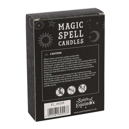 Casting Spell Candles Box of 12 for Manifesting Solid Colours Candles Spirit of equinox Quirky Turkey Gifts