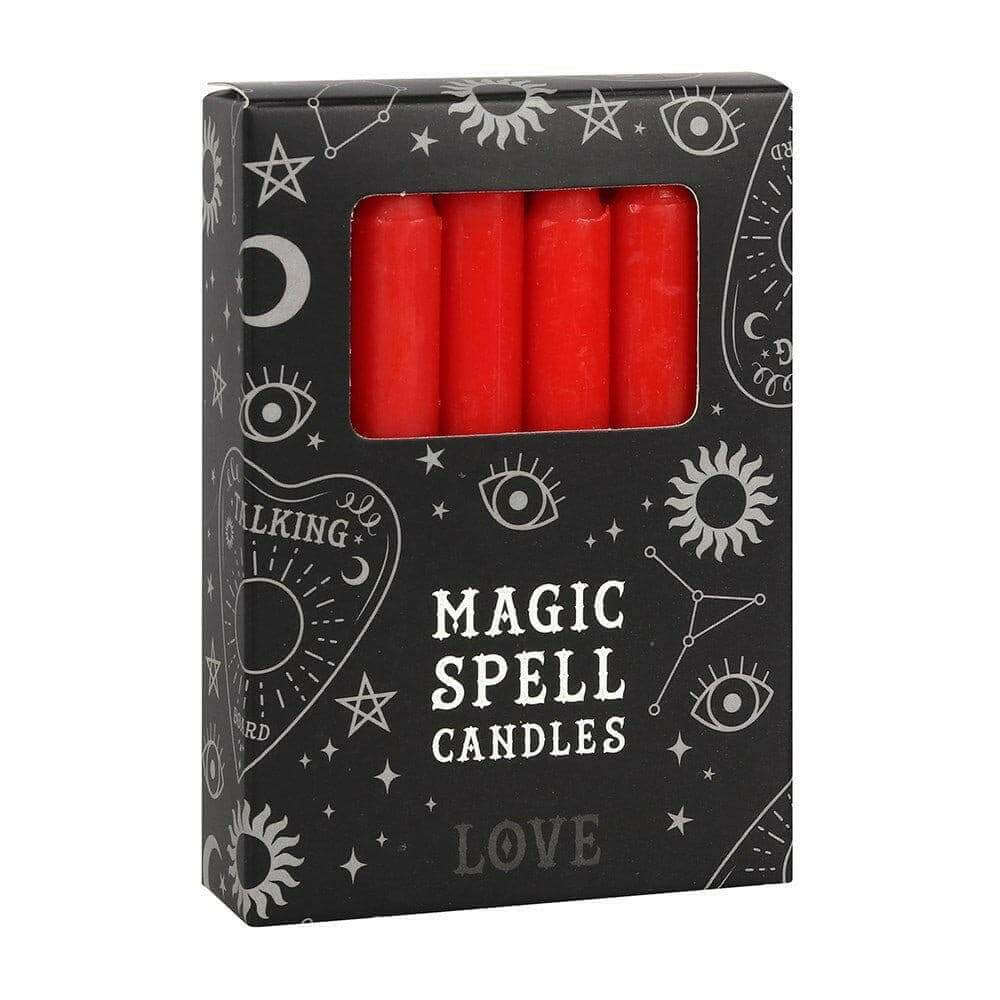 Casting Spell Candles Box of 12 for Manifesting Solid Colours Candles Spirit of equinox Quirky Turkey Gifts