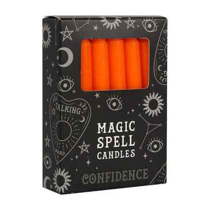 Casting Spell Candles Box of 12 for Manifesting Solid Colours Candles Spirit of equinox Quirky Turkey Gifts