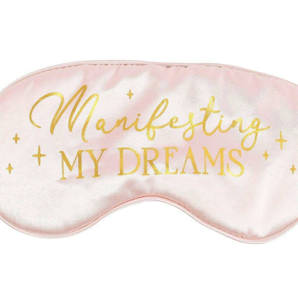 Manifesting My Dreams Satin Sleep Eye Mask Sleep Aid Sleep Mask Mindful Frog Quirky Turkey Gifts