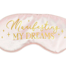 Manifesting My Dreams Satin Sleep Eye Mask Sleep Aid Sleep Mask Mindful Frog Quirky Turkey Gifts