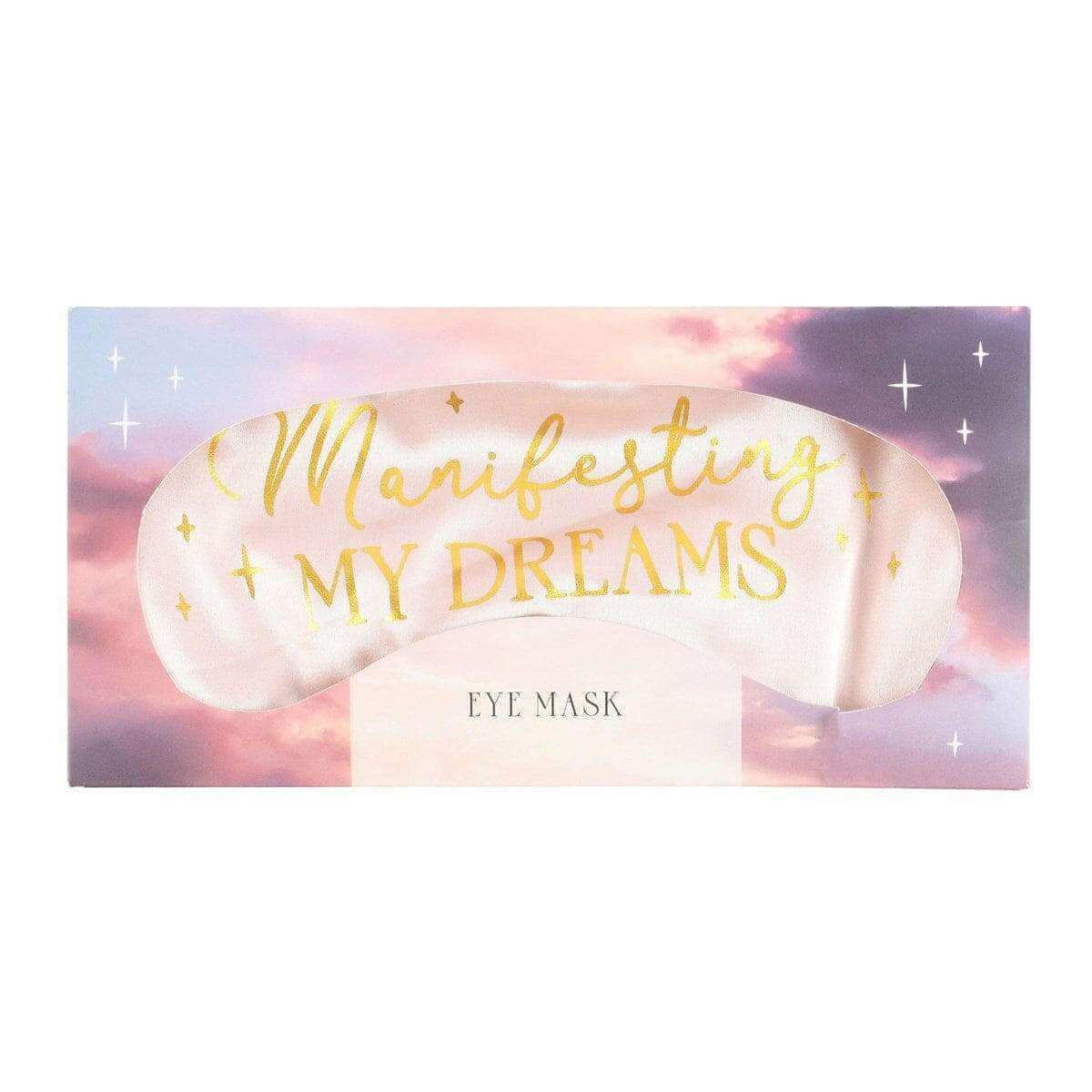 Manifesting My Dreams Satin Sleep Eye Mask Sleep Aid Sleep Mask Mindful Frog Quirky Turkey Gifts