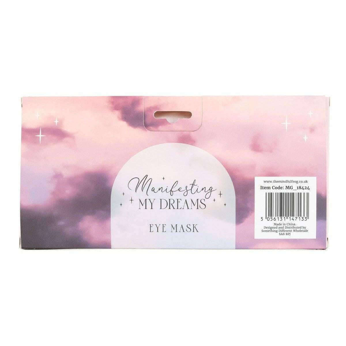 Manifesting My Dreams Satin Sleep Eye Mask Sleep Aid Sleep Mask Mindful Frog Quirky Turkey Gifts