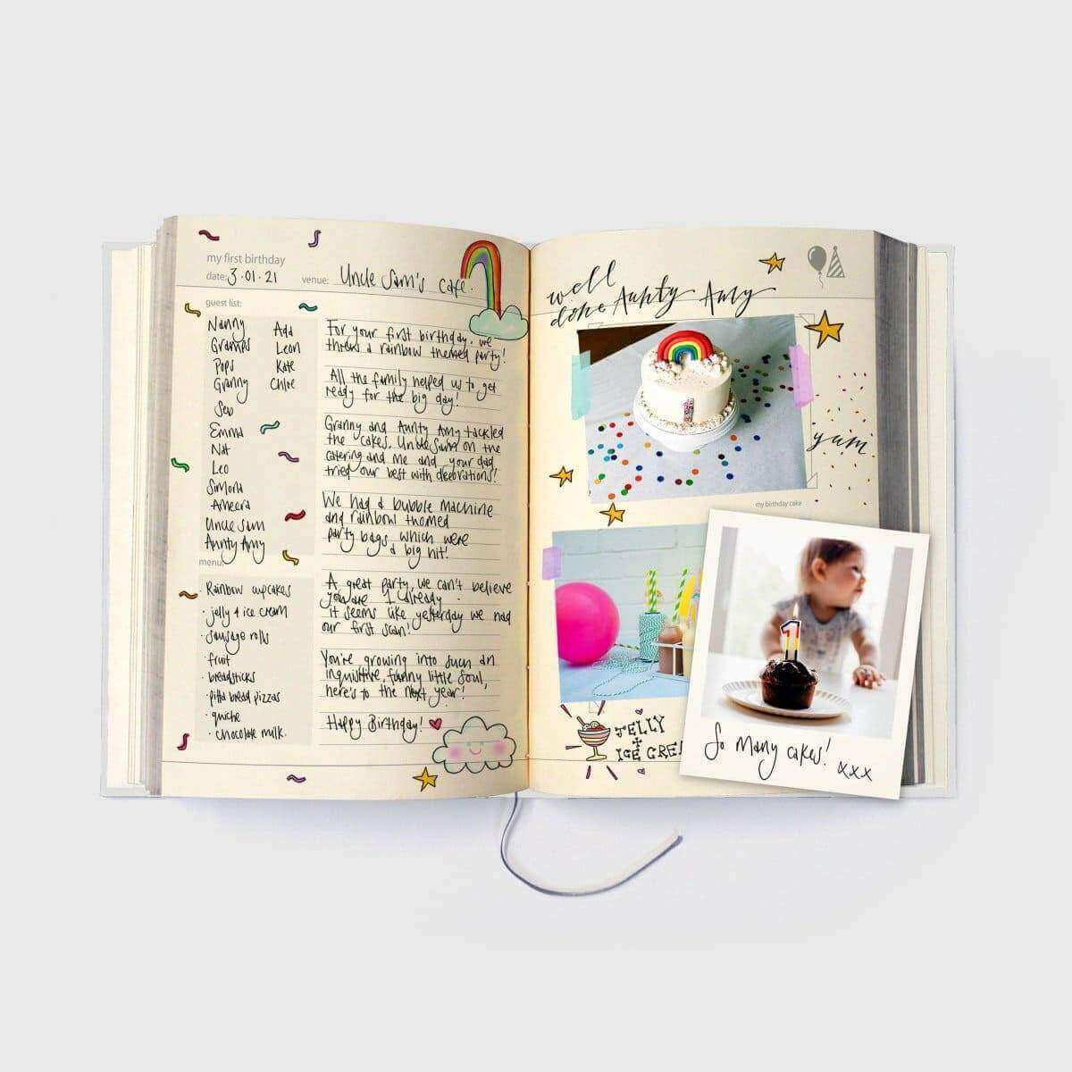 My Baby Book First Baby Years Journal Create Lifelong Memories My Baby Journal Luckies Quirky Turkey Gifts