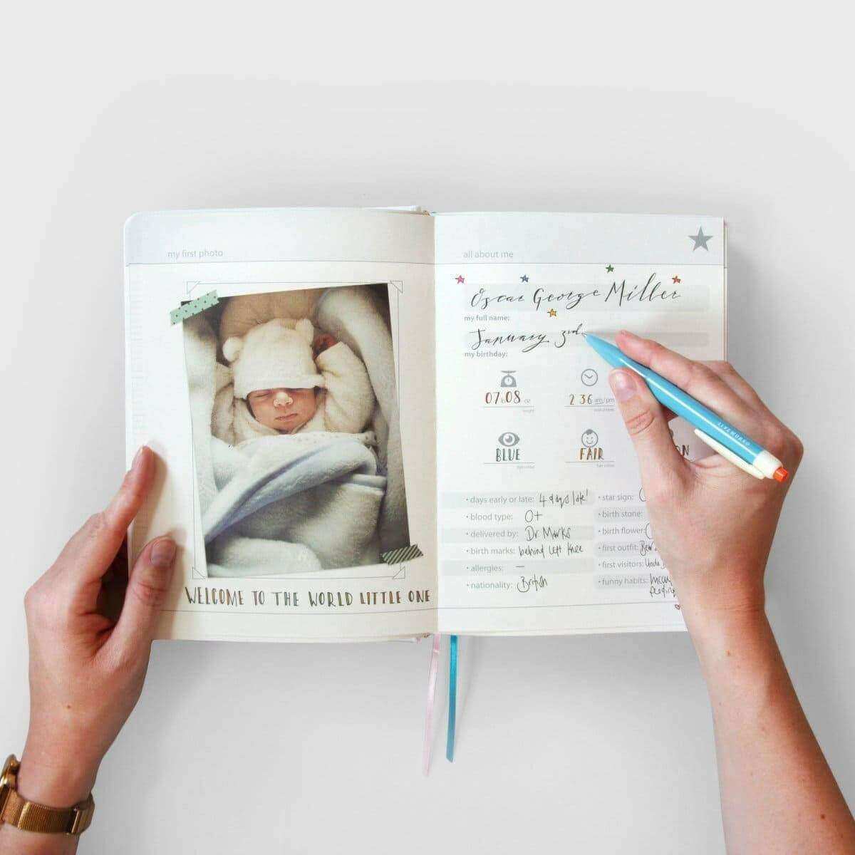My Baby Book First Baby Years Journal Create Lifelong Memories My Baby Journal Luckies Quirky Turkey Gifts