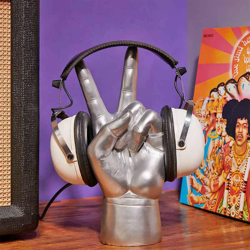 Peace Out Headphone Stand with Gift Box for Tidy Desks Gadgets SuckUK Quirky Turkey Gifts