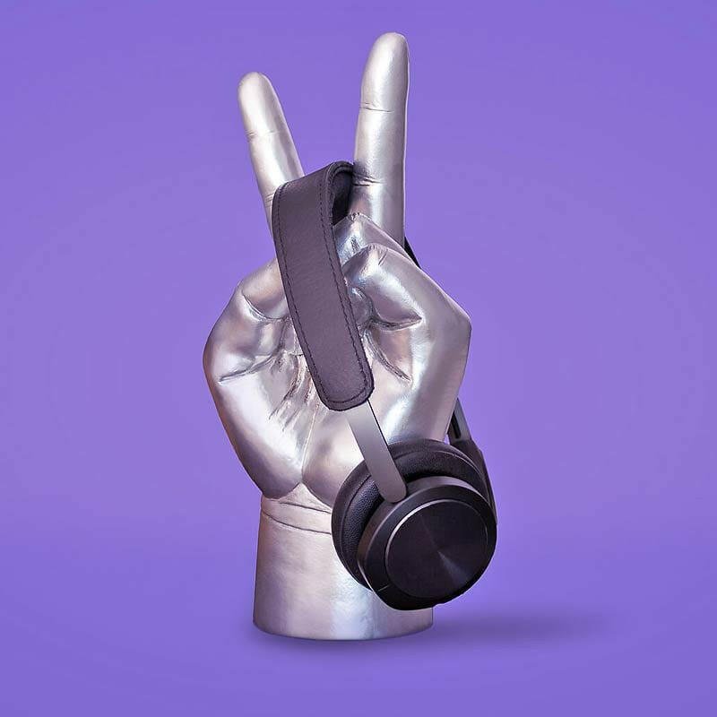 Peace Out Headphone Stand with Gift Box for Tidy Desks Gadgets SuckUK Quirky Turkey Gifts