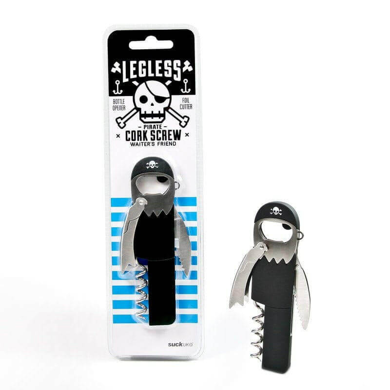 Pirate Style Classic Waiter's Friend Bottle Opener and Corkscrew Tools Gadgets SuckUK Quirky Turkey Gifts