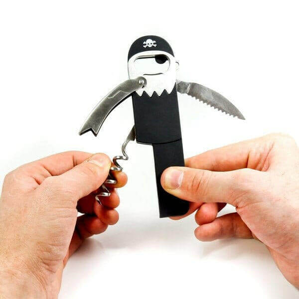 Pirate Style Classic Waiter's Friend Bottle Opener and Corkscrew Tools Gadgets SuckUK Quirky Turkey Gifts