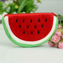 Plush Watermelon Zipped Coin Purses Bags & Pouches Fashion Accessories Quirky Turkey Gifts
