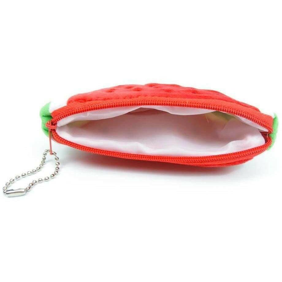 Plush Watermelon Zipped Coin Purses Bags & Pouches Fashion Accessories Quirky Turkey Gifts