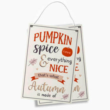 Pumpkin Spice 30cm Hanging Sign, Autumn-Scape, Halloween Plaque Halloween Sign Jones Home & Gifts Quirky Turkey Gifts