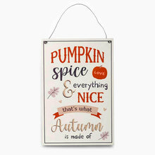 Pumpkin Spice 30cm Hanging Sign, Autumn-Scape, Halloween Plaque Halloween Sign Jones Home & Gifts Quirky Turkey Gifts