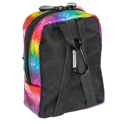 Rainbow Mini Backpack, Hands Free Bag For Small Stuff Mini Packs Echo Three Quirky Turkey Gifts