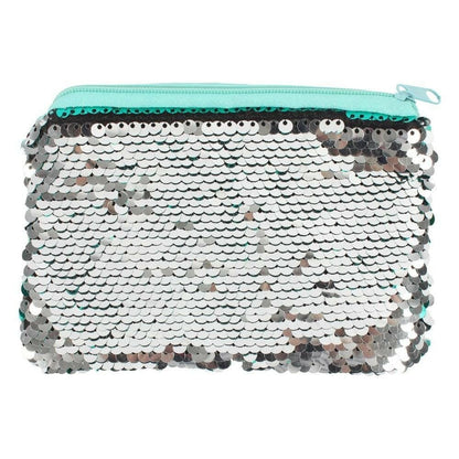 Reversible Sequins Mermaid Coin Purse with a Zip Closure Coin Purses Jones Home & Gifts Quirky Turkey Gifts
