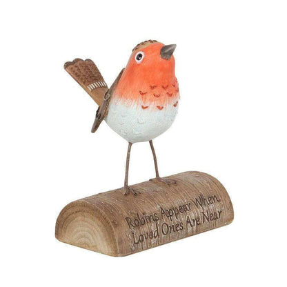 Robins Appear Resin Ornament Meaningful Keepsake Gift Home & Garden Jones Home & Gifts Quirky Turkey Gifts