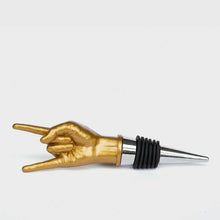 Rock On Bottle Stopper with Gift Box Rock-Salute Saver Drinkware Luckies Quirky Turkey Gifts